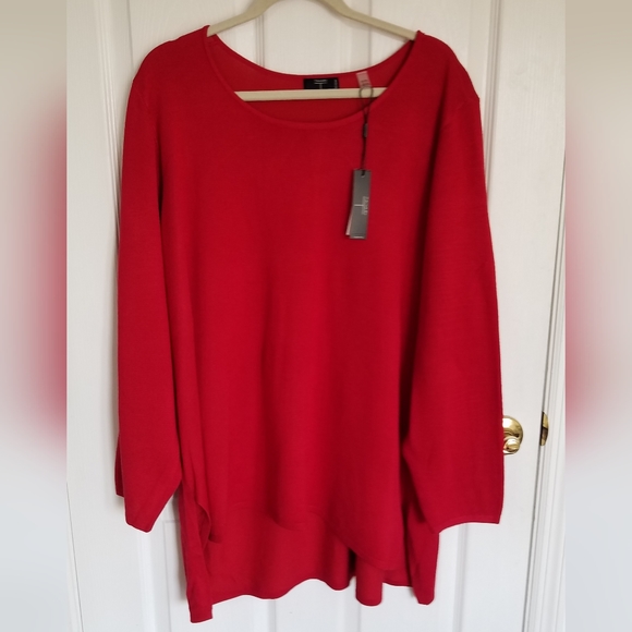 Tahari Tops - NWT Tahari Woman Long Sleeve Top Size 3X